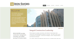 Desktop Screenshot of ironswordllc.com